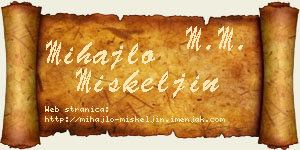 Mihajlo Miškeljin vizit kartica